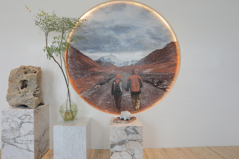 Stand Art Exhibition Stand & Marble Maleb